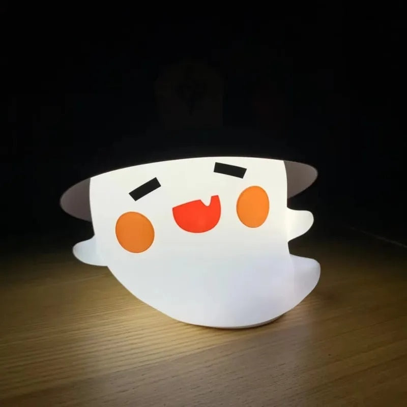 Hu Tao Ghost Lighted Lamp 16CM | Genshin Bedside Lamp | Lighted Room Lamp