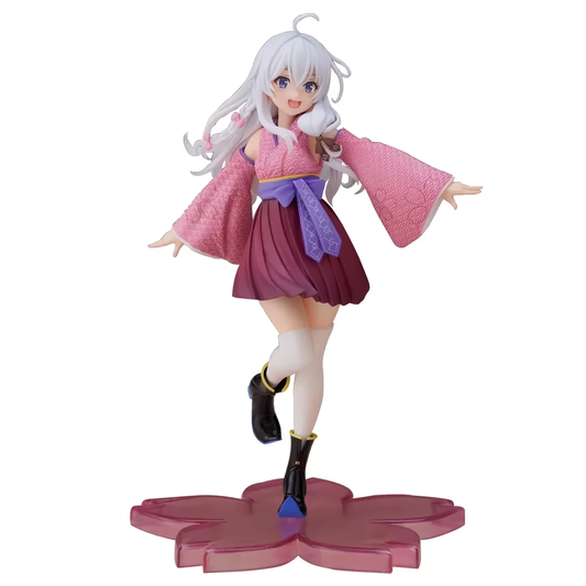 Elaina Pink Flower - Wandering Witch: The Journey of Elaina 20CM | PVC Figurine | 3D Painted Model
