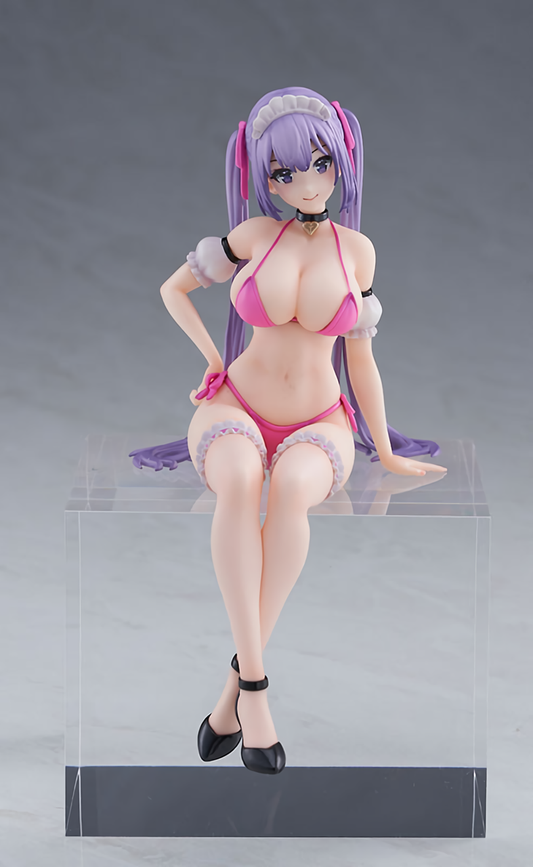 Pink Charm Mataro Desktop Maid - Melty-Chan | PVC Figurine | 3D Painted Model