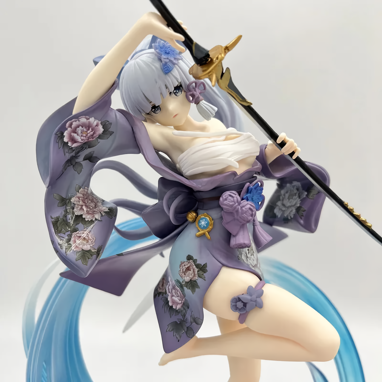 Kamisato Ayaka Whimsical Blade - Genshin Figurine 30CM | PVC Figurine | 3D Painted Model