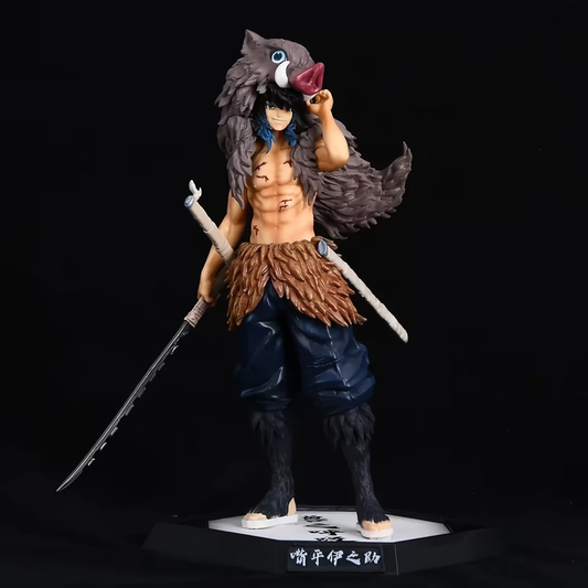 Inosuke Boar Head - Demon Slayer 30CM | PVC Figurine | 3D Painted Model