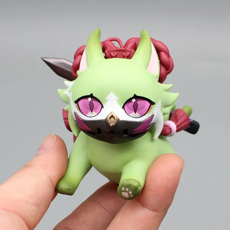 Genshin Impact Mini Character Cats 11CM |The Wanderer| |Diluc| |Kuki| |Keqing| - Genshin Figurines