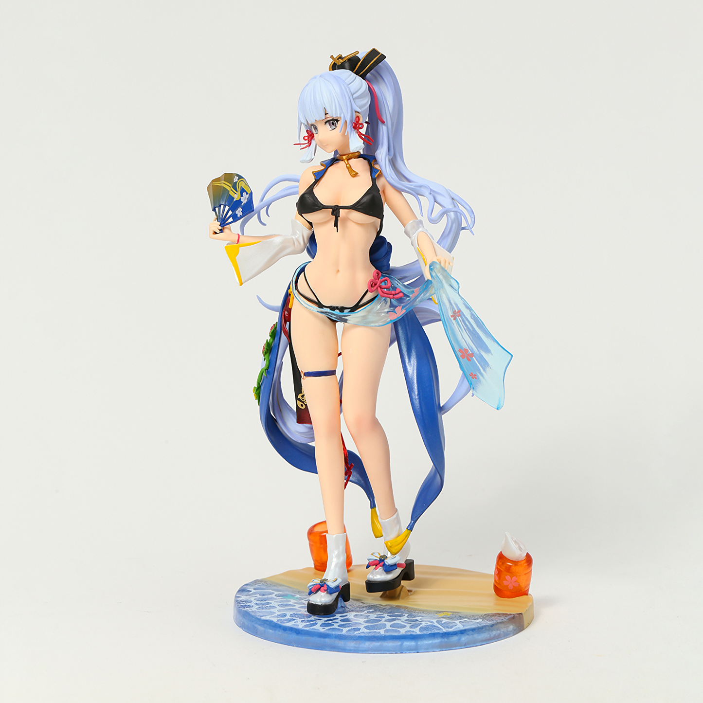 Kamisato Ayaka Beach Bikini - Genshin 25CM | PVC Figurine | 3D Painted Model