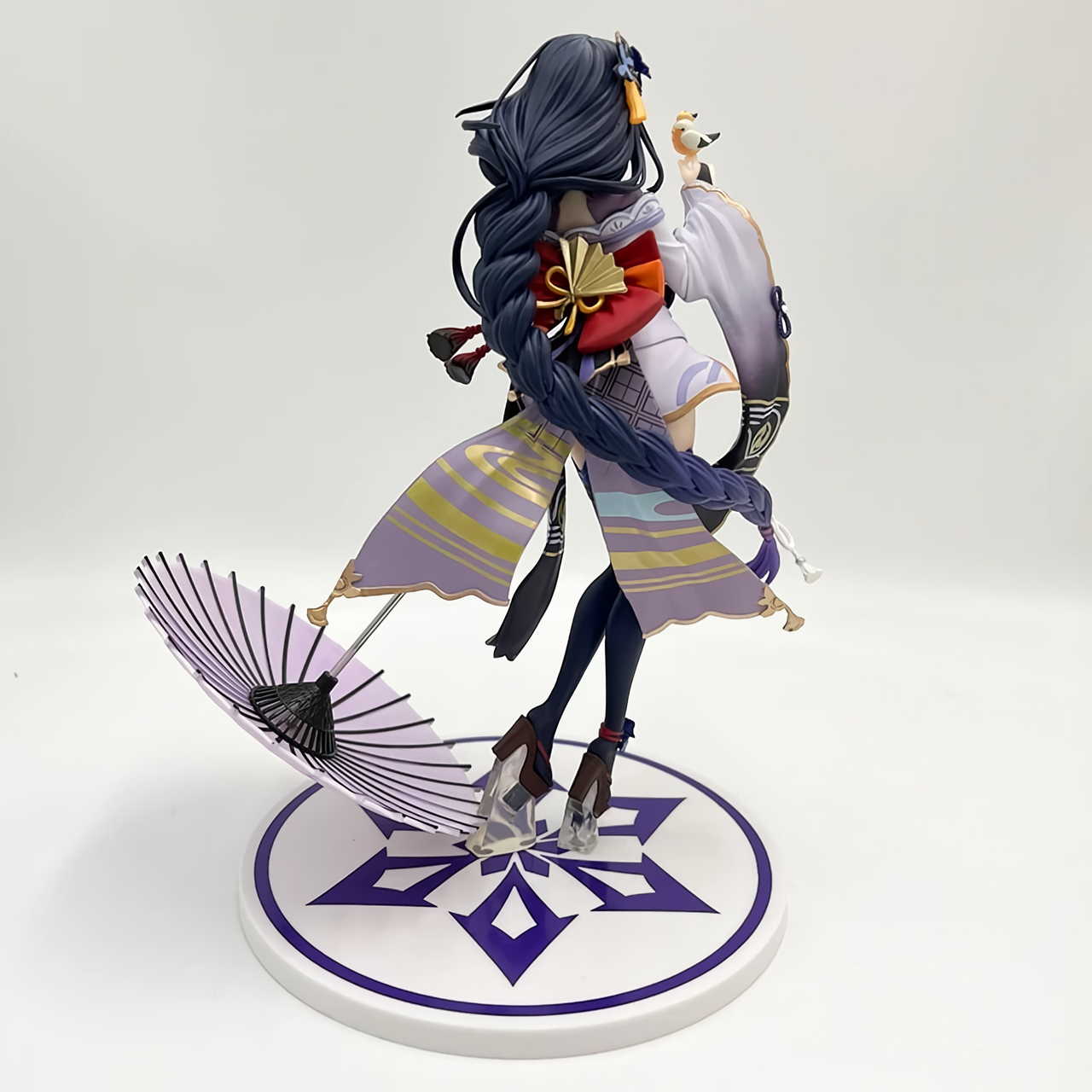 Raiden Shogun Purple Umbrella - Genshin 25CM | PVC Figurine | 3D Painted Model