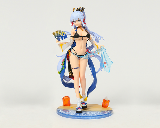 Kamisato Ayaka Beach Bikini - Genshin 25CM | PVC Figurine | 3D Painted Model