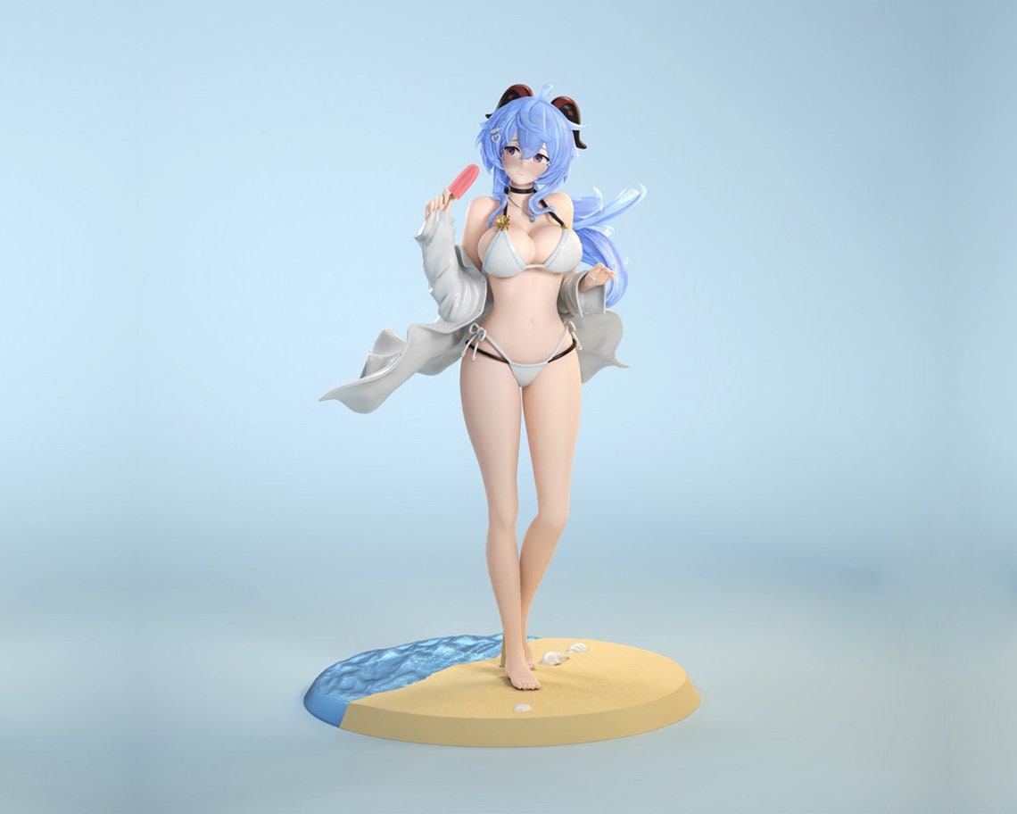 Ganyu Bikini Beach Day - Genshin 25CM | PVC Figurine | 3D Painted Model