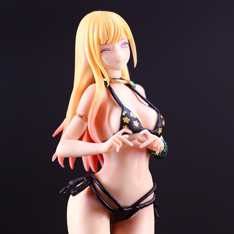 Marin Kitagawa Bikini Yellow Flower - My Dress Up Darling 21CM | PVC Figurine | 3D Painted Model